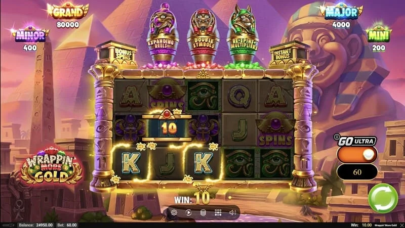 Wrappin' More Gold – dobitak u osnovnoj igri